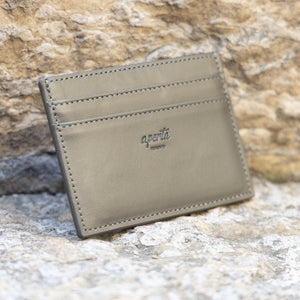 Essentials Collection - Taupe Leather Card-holder